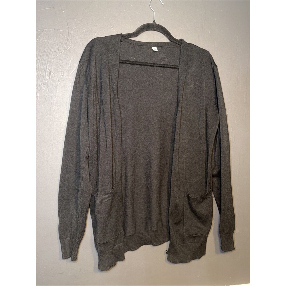 Your Style Black Long Sleeve Button Up Cardigan Womens Size L